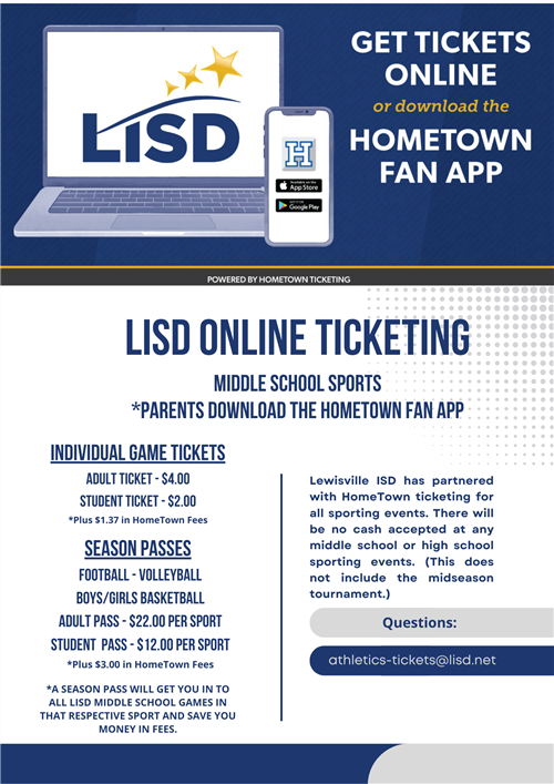 LISD Online Ticketing LISD Online Ticketing